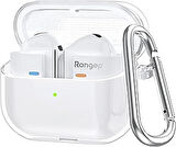 Rongep Samsung Ile Uyumlu Galaxy Buds 3 Pro Ve Buds 3 İçin Şeffaf Kulaklık Kılıfı Darbeye Çizilmeye