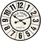 Galaxy Aypaş Galaxy Old Town Serisi Duvar Saati, 50 Cm
