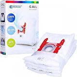SUPERVAC GAll Serisi Süpürge Toz Torbası 4lü Paket Profilo ile Uyumlu