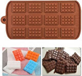 Çikolata Kalıbı Silikon 2 Adet Kalıp Tablet 10,5cm*21,00cm