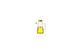 Orret Home 900 Ml 2 Adet Borosilikat Cam Yağdanlık,Termisil Isıya Dayanıklı Yağlık Ve Sirkelik,Zeytin Yağı,Limon Suyu Ve Sirke İçin Yağ Şişesi