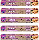 Parex Natura Ağartılmamış Hazır Pişirme Kağıdı 10 Yaprak X 5 Paket