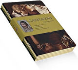 Retronote Narcissism Series - A5, Caravaggio 4'Lü Defter Seti I, Çizgisiz, Toplam 256 Sayfa, Her Bir