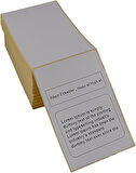 Hazır Etiketler , Hazır Al Hızlı Al 100Mm X 150Mm 500 Adetlik Paketlerde Lamine Termal Z Katlama Kar