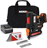 WORX WX844 20 Volt/2.0 Ah Li-ion 16-40 mm Profesyonel Şarjlı Zımba Makinesi, 2700 Adet Yedek Zımba