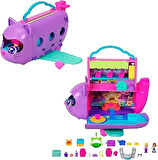 Polly Pocket Bebekler Ve Oyun Seti, Kitty Airways Uçak, 2 Mikro Bebek, Evcil Hayvan, Eğirme Sahne Ve