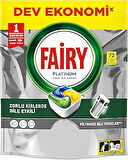 Fairy Platinum Bulaşık Makinesi Deterjanı Kapsülü/Tableti 72 Yıkama Limon Kokulu