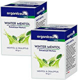 Organicsun Winter Mentol Buharlaşan Merhem Viks Vikis Mentol ve Okaliptus 40 Gr x 2 Adet