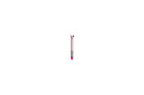 Legami - Click&Clack, iki renkte kalem, 1,2 x 14 cm, tükenmez kalem, Miss Flamingo temalı mürekkep, siyah ve pembe, uç çapı 1,0 mm, hassas çizgi kalınlığı, plastik