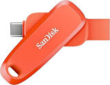 Sandisk Phone Drive 128GB Android Uyumlu USB 3.2 Gen 1 Flash Bellek Nasturium Orange SDDDC6-128G-G46NO