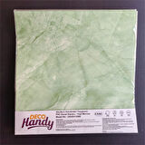 Decohandy 30X30 Cm Pvc Duvar Karosu 4'Lü Paket - Yeşil Mermer