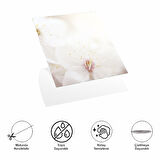 Decohandy 30X30 Cm Pvc Duvar Karosu 4'Lü Paket - Japon Çiçeği