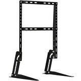 Vontech 32-65 İnc Lcd-Led Kilitli Sabit Askı Aparatı + Tv Ayağı Masa Standı LMA-04
