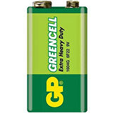 GP 1604GLF Greencell 9 Volt Pil