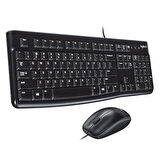 MK120 Usb Q Siyah Kablolu Klavye + Mouse Set
