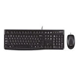 MK120 Usb Q Siyah Kablolu Klavye + Mouse Set