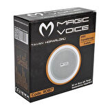 Magicvoice Mv-11087 16 Cm 10 Watt Hat Trafolu Sıva Altı Beyaz Alçıpan Hoparlör