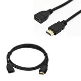 HDMI Kablo Erkek-Dişi 30 Cm Uzatma