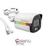 Plato Pl-22995 5Mp Color Vu Mikrofonlu 2.8 Mm 3 Atom Led Metal Kasa Ahd Bullet Kamera