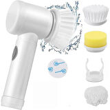 SN-20457 Çok Fonksiyonlu Banyo Mutfak Lavabo Şarjlı Temizlik Fırçası