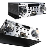 YW-191L 12 Volt 100 Watt Motosiklet Bluetooth Amfi USB/SD 2 Kanal Pazarcı - Anfi