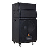 Shile Sl-1612B İki El Mikrofonlu-Kumandalı Usb/Sd/Bt/Fm Taşınabilir Hoparlör