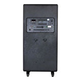 Shile Sl-1612B İki El Mikrofonlu-Kumandalı Usb/Sd/Bt/Fm Taşınabilir Hoparlör