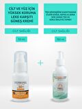Dermanel Leke Karşıtı SPF 50+ Güneş Kremi+Dermanel Ter Ve Koku Önleyici Sprey