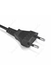 Power Güç Elektrik Kablosu C7 (ps4/ps3/ps2/teyp- Laptop Adaptör-ışıldak ) 2 Pinli 1.5 Metre Siyah