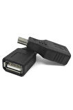 5 Pin Mini Usb Erkek Usb Dişi Aparat Oto Teyp Flash Bellek Mini Usb V3 Otg Dönüştürücü