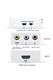 Hdmı To Rca 1080p Tos Av Çevirici Dönüştürücü Tv Tüplü Televizyon Scart Av Video Adaptor Skart