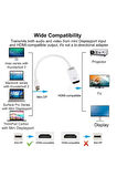 Yüksek kaliteli Thunderbolt Mini DisplayPort DP HDMI Uyumlu Dönüştürücü Apple Mac Macbook Pro İçin