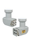 4lü Uydu Lnb Unıversal Quad Full Hd 3D - 0.1db RLE-400 Tüm Uydu Cihazlarıyla Uyumludur