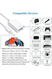 Iphone Lightning Usb Ipad Iphone Için 15 14 13 12 11 Pro X Xr 8 7 Otg Kablo Veri Aktarma Usb Cihazı