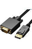 1.8 Metre Displayport Vga Adaptörü Kablo Erkek Dönüştürücü Hd 1080p 1.8mt Displayport Dp Vga Kablosu