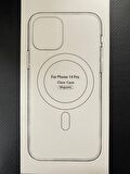Iphone 14 pro ile Uyumlu Şeffaf MagSafe Wireless Kablosuz Şarj Destekli Premium Sert Telefon Kılıfı