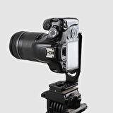 Deyatech Dslr Kamera L Braketi Lastik Pedli Manzara ve Portre Fotoğrafçılığı Için L Braket Plakası