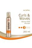 Wellaflex Curls & Waves Strong Hold Saç Köpüğü - 200 ml