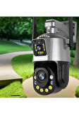 6 MP Çift Kameralı 36X Optik Zoom Büyük Kasa Ptz Wifi Kamera Icsee Xmeye Yazılım