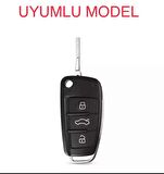 Audi A1 A3 A4 A5a 6a A7 Q3 Q5 Q7 Silikon Anahtar Koruma Kılıfı Petek Desenli 2.Resime Bakınız