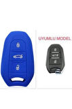 Fiat Doblo 2023+ Silikon Anahtar Koruma Kılıfı Anahtarsız Çaliştırmaya Uyumludur