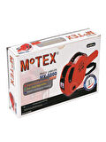 Motex MX-5500 Etiket Makinesi Fiyatlandırma Etiket Tabancası Yeni Sürüm 8 Hane (Kırmızı)