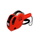 Motex MX-5500 Etiket Makinesi Fiyatlandırma Etiket Tabancası Yeni Sürüm 8 Hane (Kırmızı)