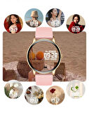Gt3 Mini 38 Mm Smart Watch Akıllı Saat-beyaz Yuvarlak Kadın Saati Nfc Özellikli Ios-android
