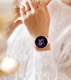 Gt3 Mini 38 Mm Smart Watch Akıllı Saat-beyaz Yuvarlak Kadın Saati Nfc Özellikli Ios-android