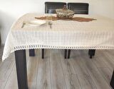 Dantelli Kumaş Örtü Fiskos Sehpa Masa Örtüsü 140x190 cm