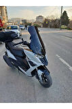 Kymco Dink R 150 Siperlik Ön Cam 2023 2024 Model 77cm Siyah Renkli 4mm