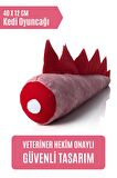Matatabi - Dıno Pembe (40x12cm) Bol Sesli, Bol Kokulu Kedi Oyuncağı