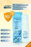 Aqua Nemlendirici Onarıcı Cilt Bakım Kremi Hiyalüronik Asit Serumu Spf 50 Güneş Kremi Cilt Seti