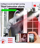 Rscamtom Üç Lens Üç Ekranlı Dış Mekan Su Geçirmez Wifi Kamera Hareket Algılama Alarmı İtmeli Cctv Güvenlik Kamerası